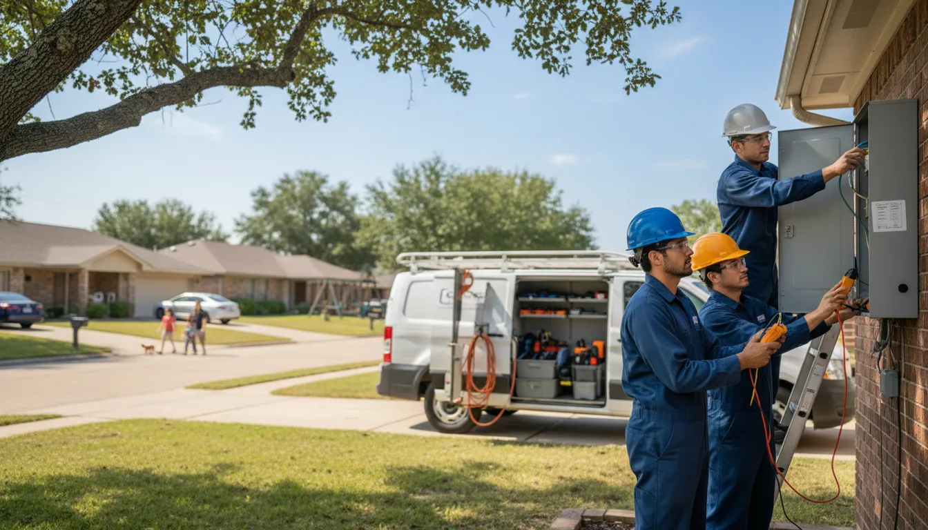 Certified electrician providing emergency electrical services in Tutor Key, KY